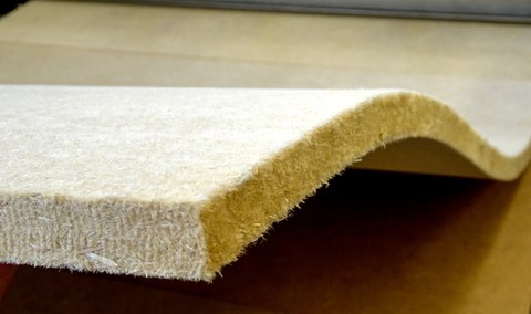 Das Bild zeigt eine Muster-Kern mit dem entwickelten  FASLA-Sandwich