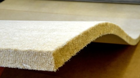 Das Bild zeigt eine Muster-Kern mit dem entwickelten  FASLA-Sandwich