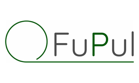 Das Bild zeigt das Logo des Projektes - den Schriftzug "FuPul" mit einem Kreis
