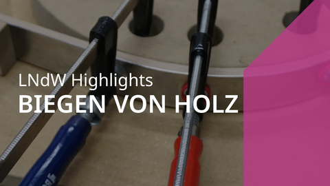 LNdW | Holz biegen