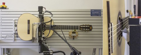 Anzupftest der Gitarre