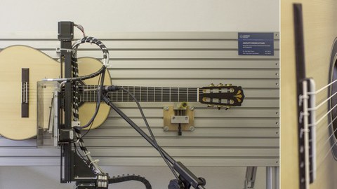 Anzupftest der Gitarre