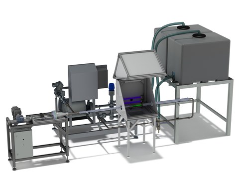 Modularer Reinigungsversuchsstand