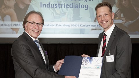 Überreichung des Preises der Stiftung Industrieforschung