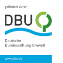 Logo: "gefördert durch: DBU, Deutsche bundestiftung Umwelt, ww.dbu.de"