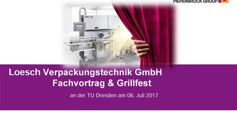 Einladung Grillveranstaltung mit LoeschPack am 06. Juli