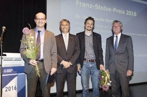 Verleihung des Franz-Stolze-Preises an Claudio Santarelli