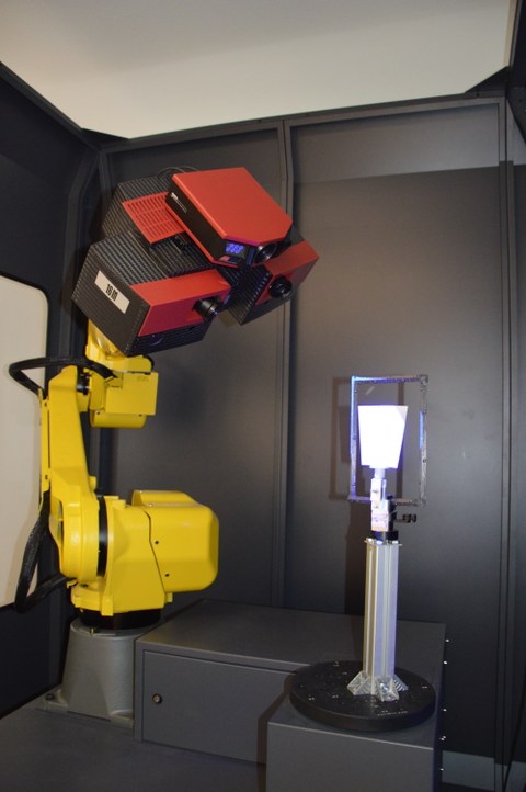 Scansystem auf Roboterarm