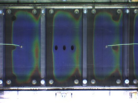 Thermochromatische Flüssigkristalle