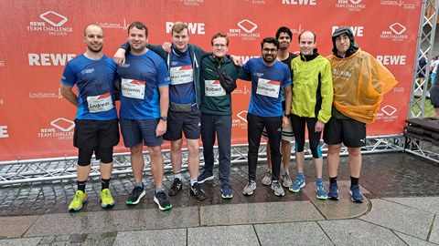 Gruppenbild der Läufer