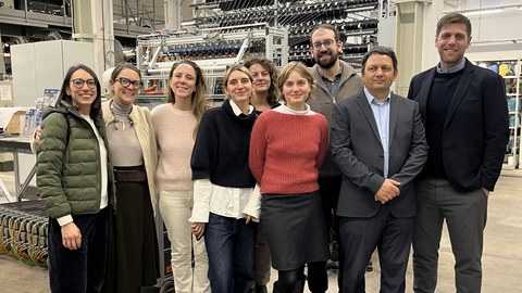 Gruppenfoto der VertreterInnen der Mitgliedsorganisationen des TEX4.0 Konsortiums