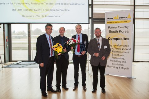 Awarding of the  des Freundes- und Förderkreises des ITM der Technischen Universität Dresden e.V., © Lohse