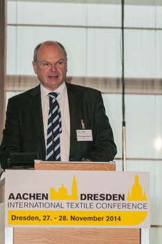 Franz-Jürgen Kümpers, Chairman of the Forschungskuratorium Textil e.V., © ITM/TUD