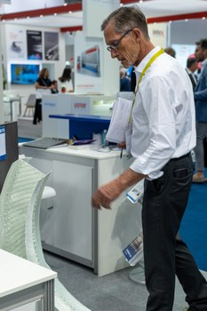 Impressionen vom Messestand auf der Techtextil 2022