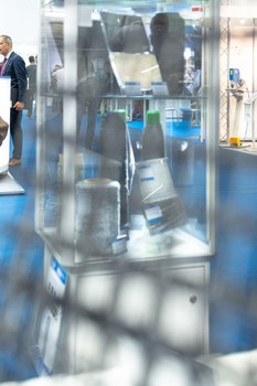 Impressionen vom Messestand auf der Techtextil 2022