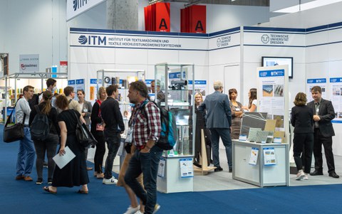 Impressionen vom Messestand auf der Techtextil 2022