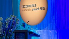 Impressionen von der Übergabe des Innovationsawards auf der Techtextil 2022