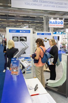 Impressionen vom Messestand auf der Techtextil 2022