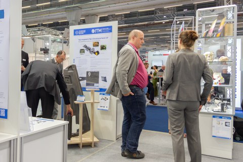 Impressionen vom Messestand auf der Techtextil 2022