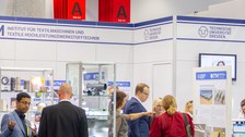 Impressionen vom Messestand auf der Techtextil 2022