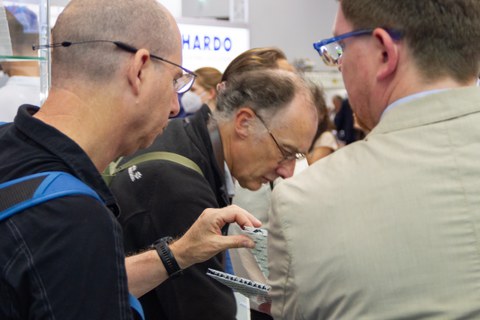 Impressionen vom Messestand auf der Techtextil 2022