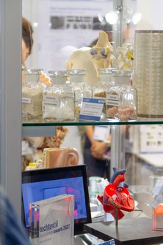 Impressionen vom Messestand auf der Techtextil 2022