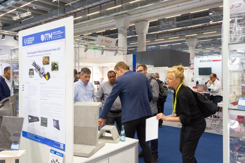 Impressionen vom Messestand auf der Techtextil 2022