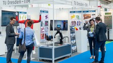 Impressionen vom Messestand auf der Texprocess 2022