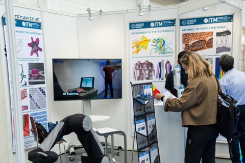 Impressionen vom Messestand auf der Texprocess 2022