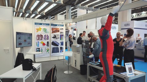 Impressionen vom Messestand auf der Texprocess 2022