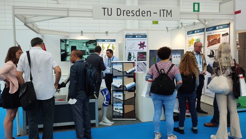 Impressionen vom Messestand auf der Texprocess 2022