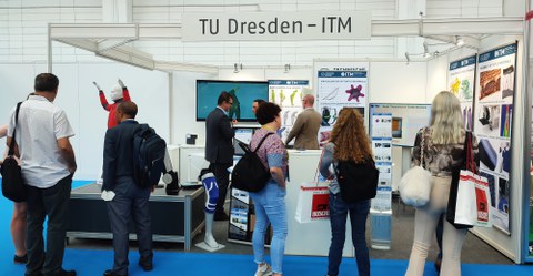 Impressionen vom Messestand auf der Texprocess 2022