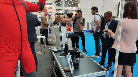 Impressionen vom Messestand auf der Texprocess 2022