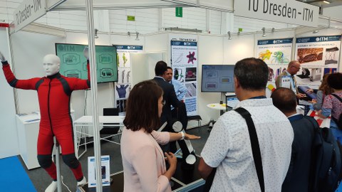 Impressionen vom Messestand auf der Texprocess 2022