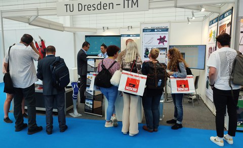 Impressionen vom Messestand auf der Texprocess 2022