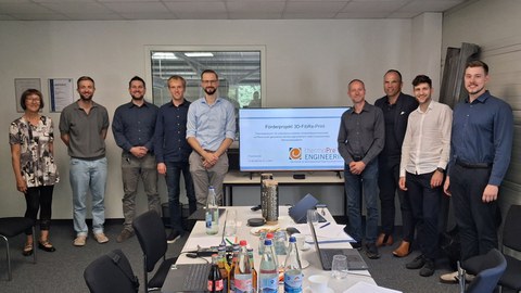 Vertreter des Projekts 3D-FibRe-Print beim Konsortialtreffen am 8. September 2026 bei der thermoPre ENGINEERING GmbH
