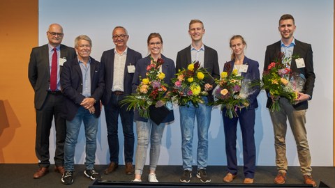 Foto mit den Preisträgern des Otto-Hänsel-Preises 2021