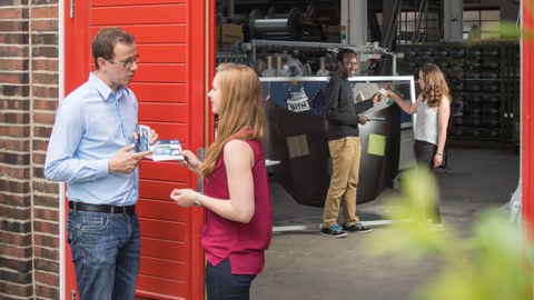 Mitarbeiter und Studenten vom ITM