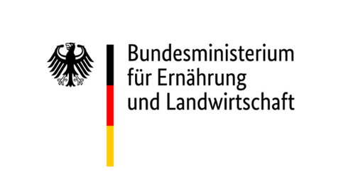 Auf dem Bild ist das Logo des Bundesministeriums für Ernährung und Landwirtschaft zu sehen