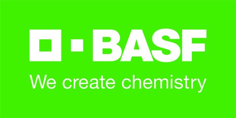 Auf dem Bild ist das Logo der BASF zu sehen