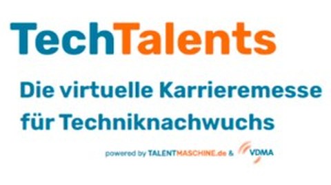 Auf dem Bild ist das Logo von TechTalents, der virtuellen Karrieremesse zu sehen