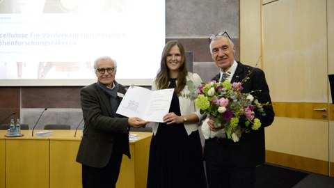 Raphaela Günther bei Preisverleihung des Leo-Schörghuber-Preis