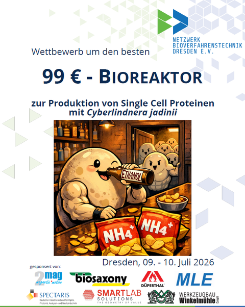 Plakat zu 99Euro-Bioreaktorwettbewerb
