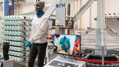 interaktiver Präsentationsaufsteller 