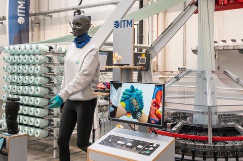 interaktiver Präsentationsaufsteller 