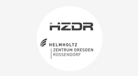 Grafik mit dem Logo des Helmholtz-Zentrum Dresden-Rossendorf