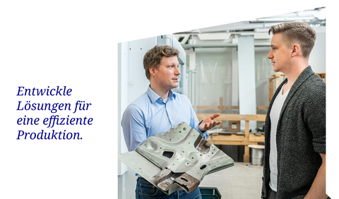 Auf dem Bild sind Studierende des Master Studiengangs Resource Efficient Manufacturing and Materials zu sehen