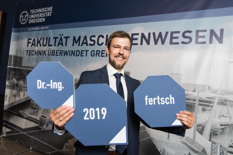 Das Foto wurde zum Tag der Fakultät Maschinenwesen 2019, am 29. Juni im Boulevardtheater Dresden aufgenommen.