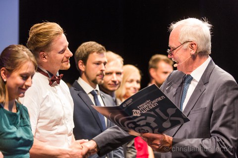 Das Foto wurde zum Tag der Fakultät Maschinenwesen 2019, am 29. Juni im Boulevardtheater Dresden aufgenommen.