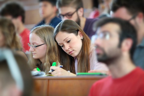 Vorlesung im Hörsaal